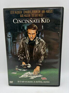 The Cincinnati Kid DVD 1965 Steve McQueen MGM Widescreen Not Rated 102 Min Drama